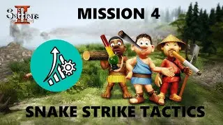 Maximum efficiency&trade; playthrough of Settlers 2 - Mission 4: Snake strike tactics