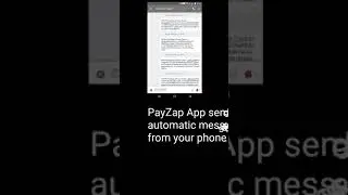 Do not install PayZap in your mobile