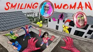 7 SPIDERMAN Vs SMILING WOMAN REAL LIFE ESCAPE 316.0 (Horror Parkour Pov Short) | Epic POV
