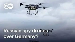 Germany plans new 'takedown' legislation for unidentified drones as sightings increase | DW News