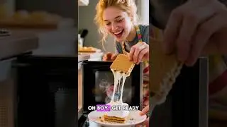 S&rsquo;mores Indoors 🔥 Easy Microwave Hack | CooklyEats