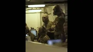 The frigate Iver Huitfeldt's Combat Management Center