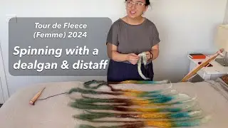 Dealgan and Distaff for Tour de Fleece Femme 2024