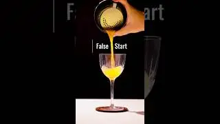 Flalse start #bartenderstyle #cocktailband #cocktail #youtubeshorts #experiment #bartendering