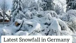 Snowfall in Germany | Snowfall in Germany 2021