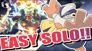 THIS HARIYAMA BUILD EASILY SOLOS 7 Star RILLABOOM Tera Raids in Pokemon Scarlet & Violet! 👀