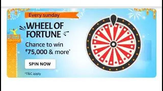 Amazon Every Sunday Wheel of Fortune Quiz Answers Today |25 SEPTEMBER 2022 | Daily Quiz Time