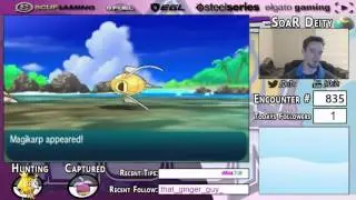 FIRST SHINY IN POKEMON SUN AND MOON! SHINY MAGIKARP REACTION!