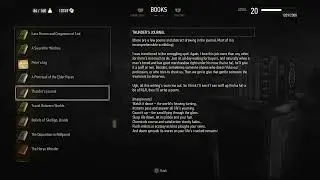 BOOKS: Thunder's journal (Witcher 3 In-Game Lore Read Aloud)
