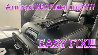 Armrest won&rsquo;t latch!? 16 Tahoe