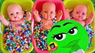 Long Slide Game With Cow Elephant Gorilla/ 3D animal game, ASMR