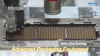 asic chip sealant dispensing machine inline visual encapsulation dispensing machine