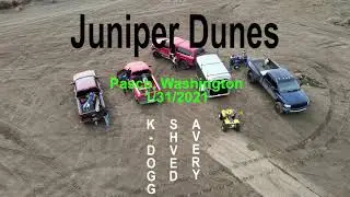Juniper Dunes - Pasco, WA  (First Outing with the Drone)