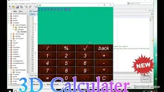 Java GUI || how to create Calculater in java (3D)|| lern java through projects