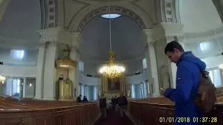 [Sky View] The Lutheran Cathedral In Helsinki, Finland
