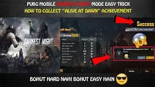 [Old]Easiest Trick To Win Darkest Night Zombie Mode🔥
