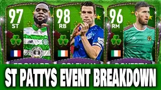 St. Patrick's Event F2P Breakdown! Ft. 98 Coleman, 97 Eduoard & 96 Doherty! FIFA 20 Mobile Guide