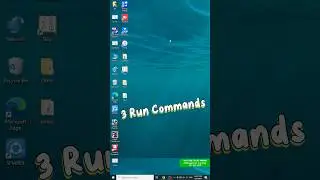 Run Commanda To Make Your Computer Faster #runcommands #windows