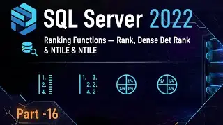 SQL Ranking Functions &mdash; Rank, Dense Rank & NTILE | Frontend to Backend with Rohan
