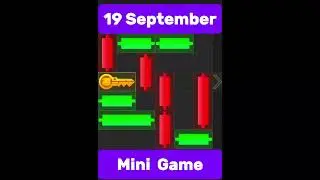 19 September 🥳 Mini Game Solution 👆🏻