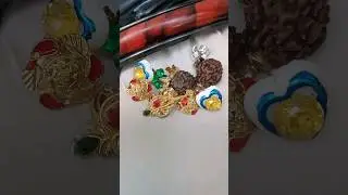 Indian earrings vs roller 😲 #shorts #asmr #satisfying #crushing #earrings #jewelry #roller #trending
