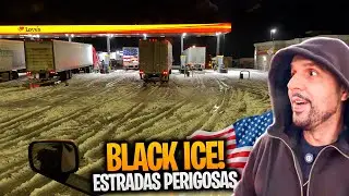 RODOVIAS FECHADAS E MUITA NEVE NA ESTRADA 🥶🇺🇸