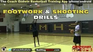 Footwork and Shooting Drills 2 - Coach Godwin Ep: 109