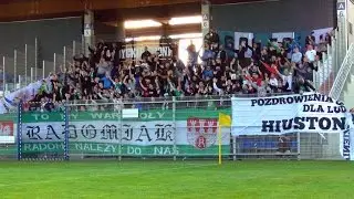 Kibice Radomiaka na meczu Kotwica Kołobrzeg - Radomiak Radom (05.09.2015)