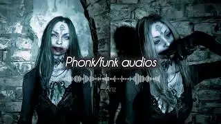15 + phonk/funk audios 🕷👻 (Timestamps+)