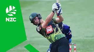 31 6s In One Match. Munro 89 Young 96 | HIGHLIGHTS | Auckland Aces v Central Stags Super Smash 2015