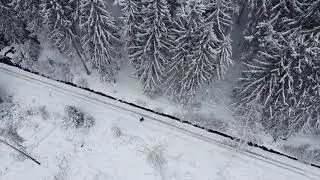 snowy day Taunusstein(Wehen). DJI mini