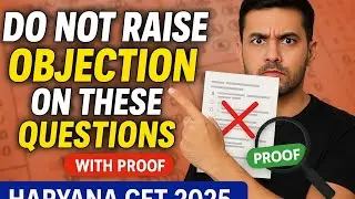 Haryana CET 2025 । Objection । Correct answers with proof
