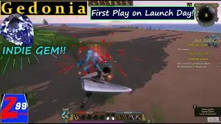Gedonia - First Play on Launch Day! - Is This $12 RPG An Indie Gem?
