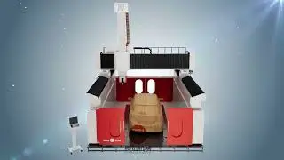 Clay foam epoxy car model milling 5axis machining center manufacturer#carmouldmilling#5axismachining
