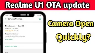 Realme U1 OTA Update | Whats new on the update | ColorOS 6 in Realme U1?