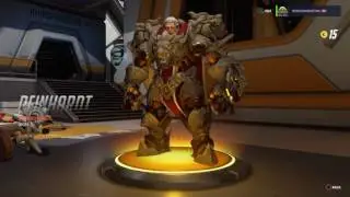 Overwatch: Opening gold loot box