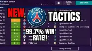 FM22 MOBILE PSG GALTIER TACTICS RECREATION!! |SEXTUPLE WINNERS!!|