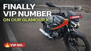 Finally our Glamour X VVIP NUMBER is Here bhoot wait kia tha #hero #glamourx