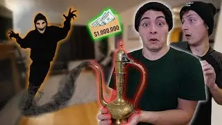 Ancient GENIE LAMP Grants Us 3 WISHES! *1 MILLION DOLLARS* (You WON'T BELIEVE This!)