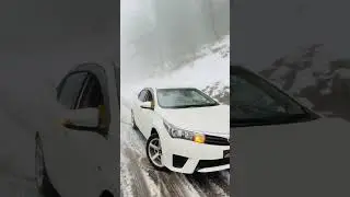 Toyota Corolla GLi in Snow ❄ &ndash; Slippery Winter Roads Challenge! 🚗💨 #ToyotaCorollaGLi #SlipperyRoads