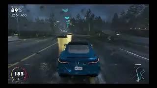 The Crew 2 Miami Los Angeles Rush Street Race in a BMW M8 Coupe using steering wheel (part 5)