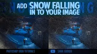 Add Snow Falling in to your Image...*