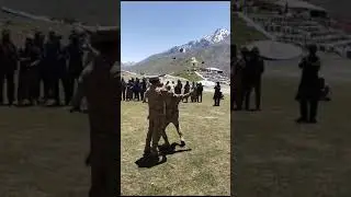 beautiful dance  by soilder of Gilgit Baltistan scout  at shandoor polo ground #dance #army