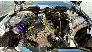 BMW e90 335i single turbo build: Painting Engine Bay