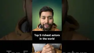 Top 5 richest actors in the world #movie #hollywood #hindi #srk #top #english #india #film #new #usa