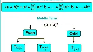 Find the middle term of the expansion and independent of x ✔️🔥👍