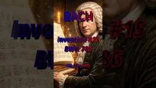 Bach - Invention#15, BWV 786(3D Animated) #piano #music #classicalmusic