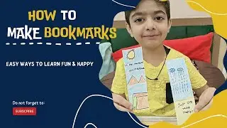 Make bookmarks at home from Scratch| DIY Project for Book Lovers|Aarav and Anvika Mini Marvels