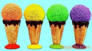 Foam Clay Ice Cream Waffle Surprise Toys Power Rangers Disney Princess Elena of Avalo Minnie Mouse F
