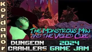 The Monstrous Maw and the Veiled Cube - Playing Dungeoncrawler GameJam 2024 Submissions